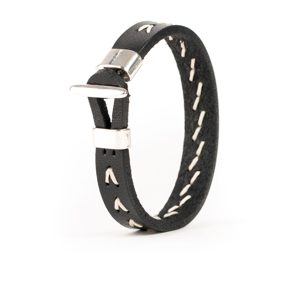 Pulsera Piel Cosida Flecha