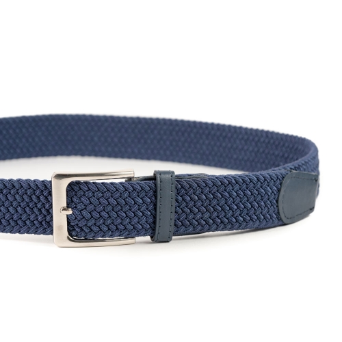 Cinturón Trenzado Elástico Liso 35 mm