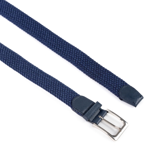 Cinturón Trenzado Elástico Liso 35 mm