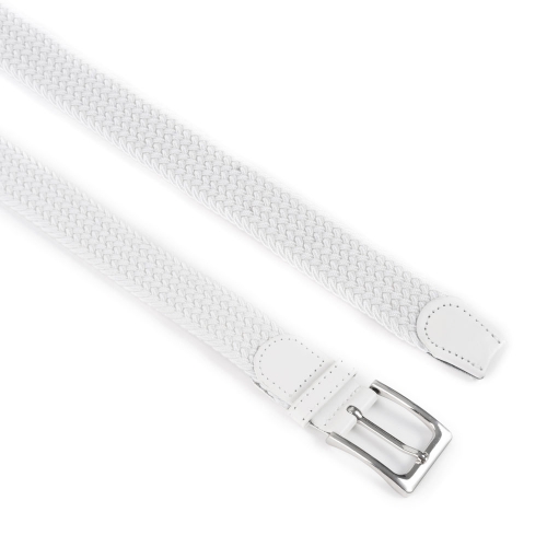 Cinturón Trenzado Elástico Liso 35 mm