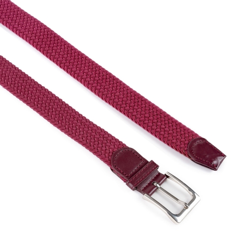 Cinturón Trenzado Elástico Liso 35 mm