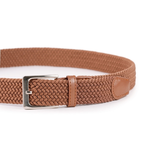 Cinturón Trenzado Elástico Liso 35 mm