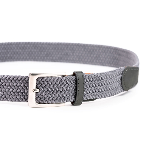 Cinturón Trenzado Elástico Liso 35 mm