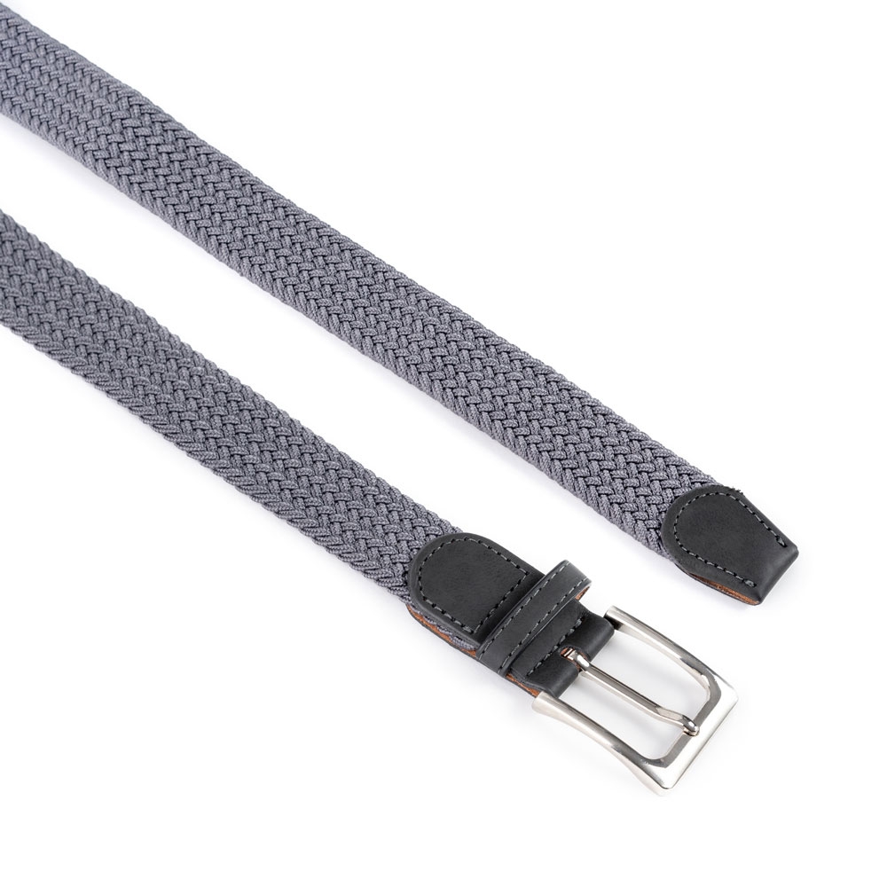 Cinturón Trenzado Elástico Liso 35 mm