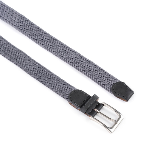 Cinturón Trenzado Elástico Liso 35 mm