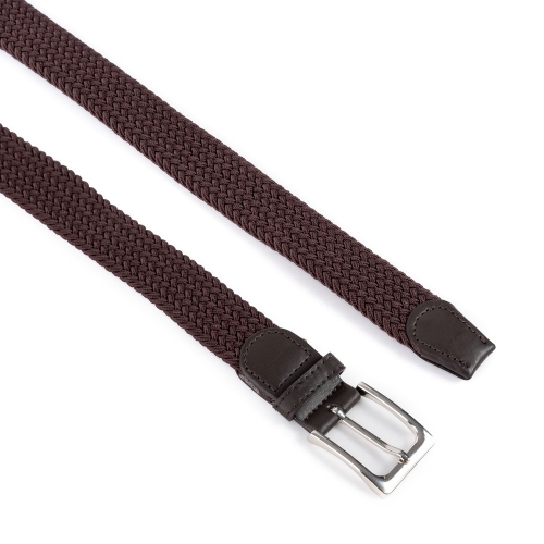 Cinturón Trenzado Elástico Liso 35 mm