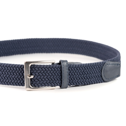 Cinturón Trenzado Elástico Liso 35 mm