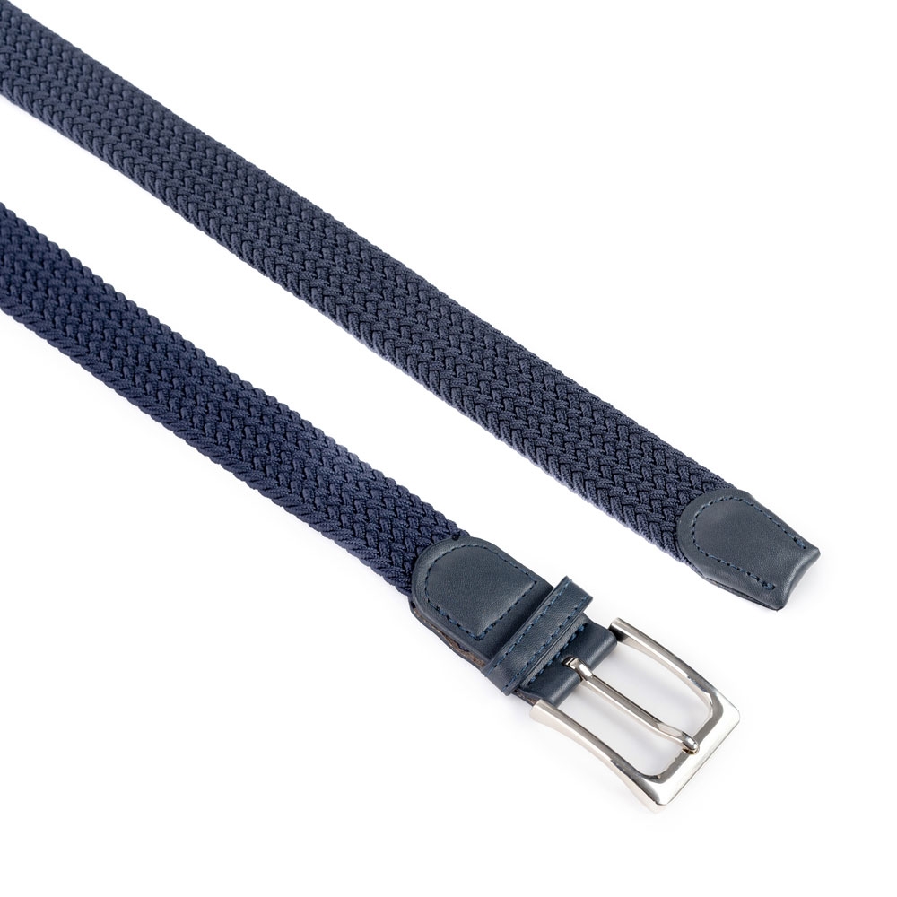 Cinturón Trenzado Elástico Liso 35 mm