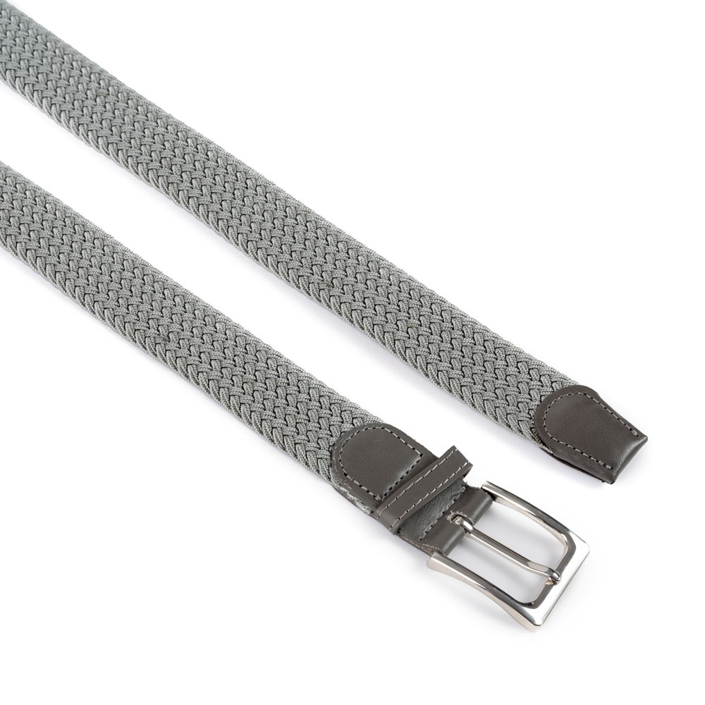 Cinturón Trenzado Elástico Liso 35 mm