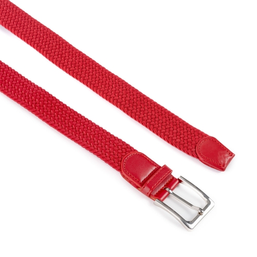 Cinturón Trenzado Elástico Liso 35 mm