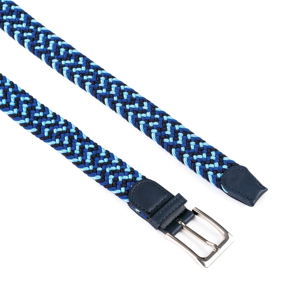 Cinturón Trenzado Elástico Combinado 35 mm