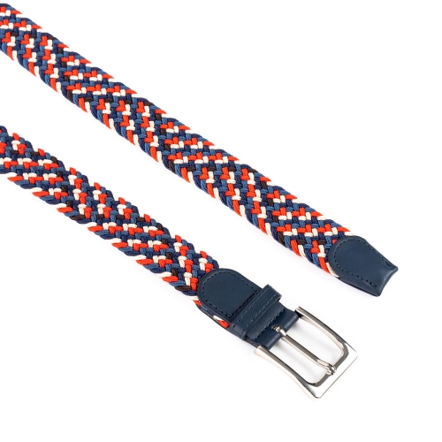 Cinturón Trenzado Elástico Combinado 35 mm