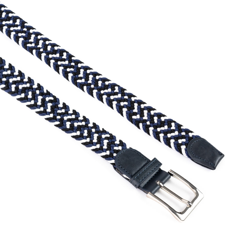 Cinturón Trenzado Elástico Combinado 35 mm