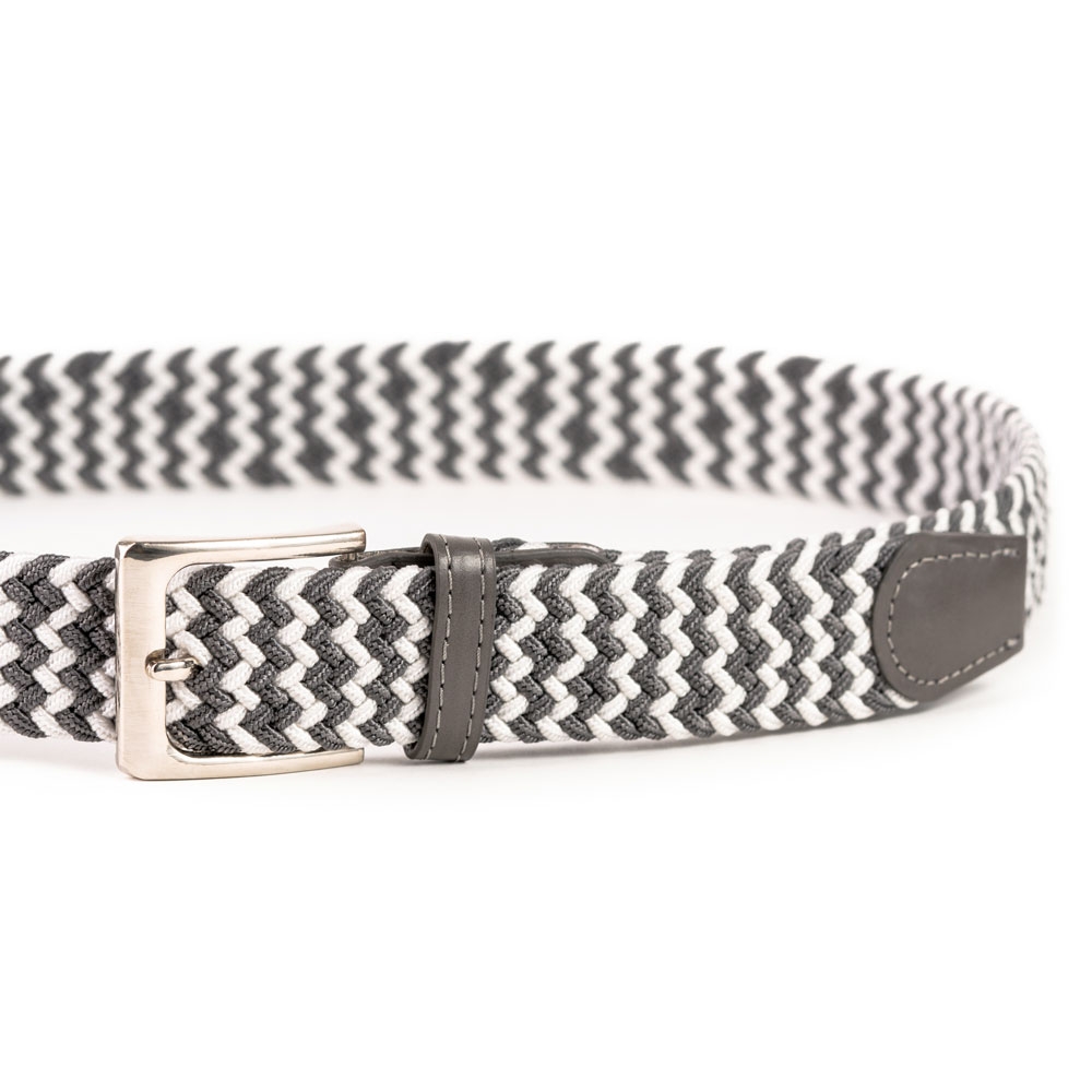 Cinturón Trenzado Elástico Combinado 35 mm
