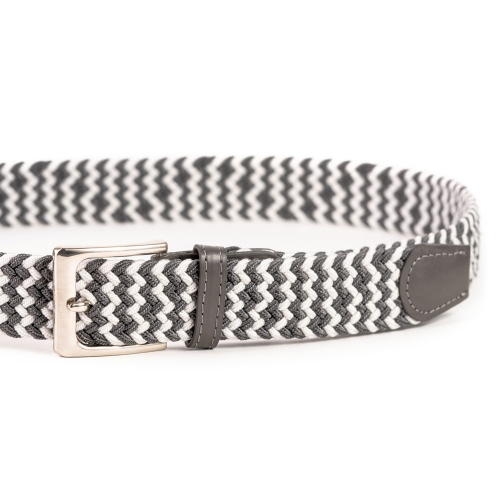 Cinturón Trenzado Elástico Combinado 35 mm