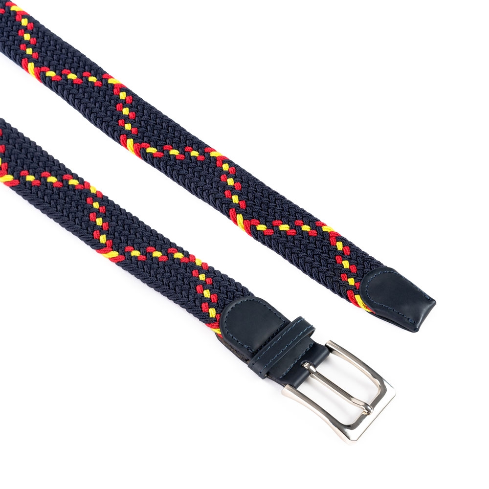Cinturón Trenzado Elástico Combinado 35 mm