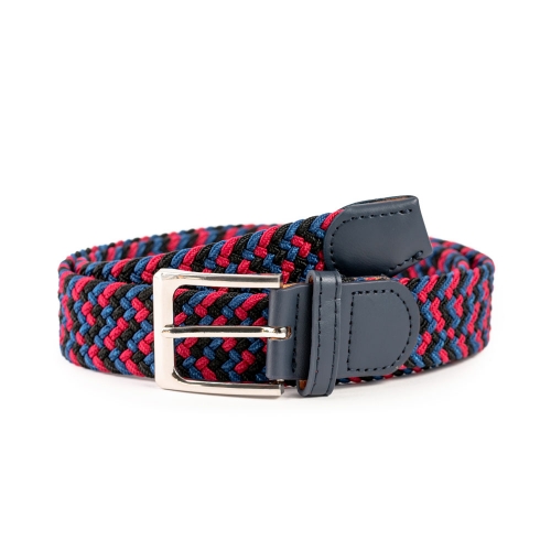 Cinturón Trenzado Elástico Combinado 35 mm