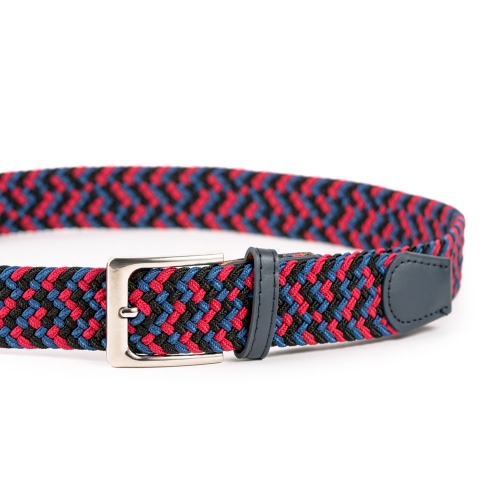 Cinturón Trenzado Elástico Combinado 35 mm