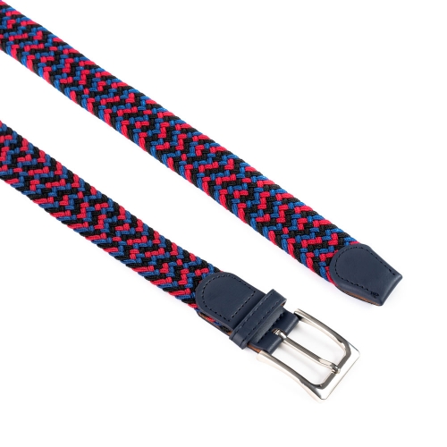 Cinturón Trenzado Elástico Combinado 35 mm