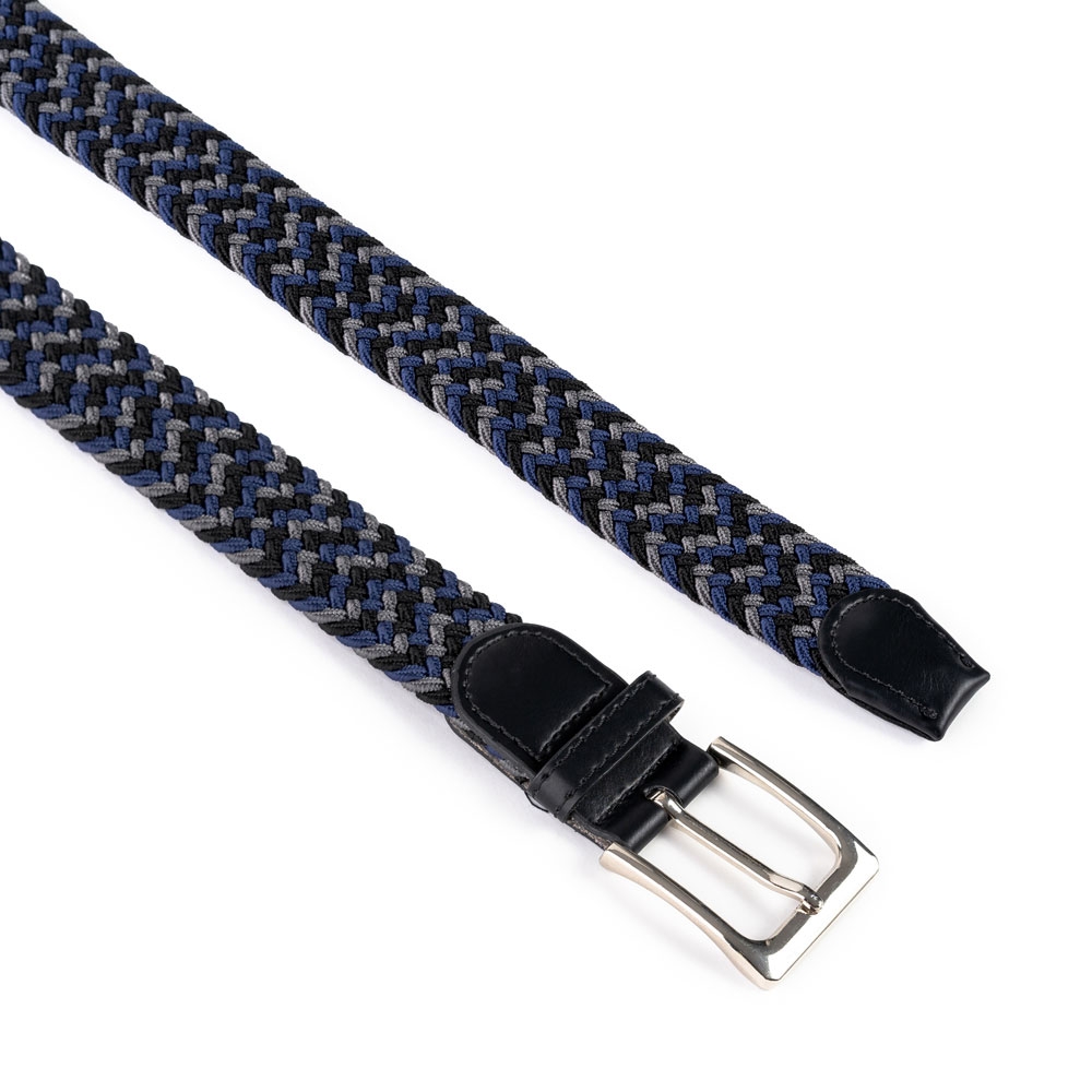 Cinturón Trenzado Elástico Combinado 35 mm