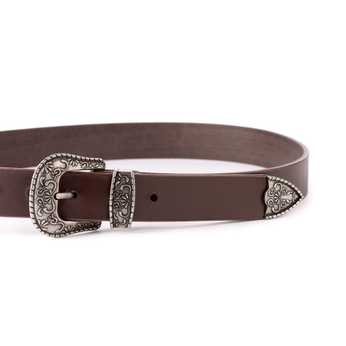 Cinturón Piel Postiguet Estilo Cowboy 30 mm