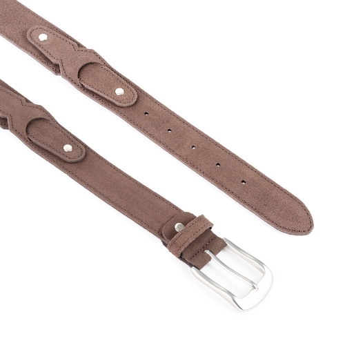 Cinturón Piel Portitxol Afelpado 35 mm