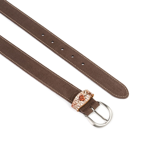 Cinturón Piel Portitxol Afelpado 30 mm