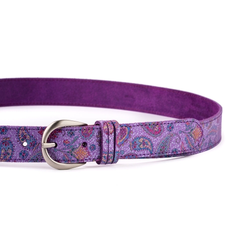 Cinturón Piel Portitxol Impreso 30 mm