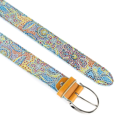 Cinturón Piel Portitxol Impreso 40 mm