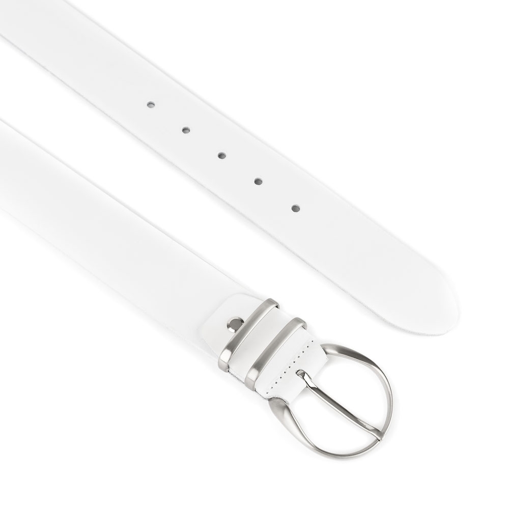 Cinturón Piel Zenia Pasador Metálico 40 mm