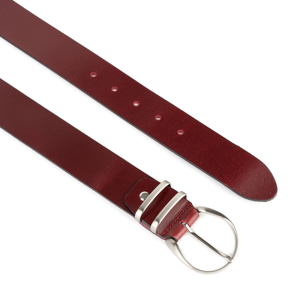 Cinturón Piel Zenia Pasador Metálico 40 mm