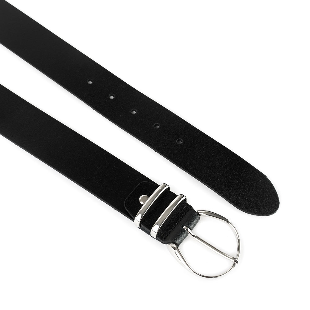 Cinturón Piel Zenia Pasador Metálico 40 mm