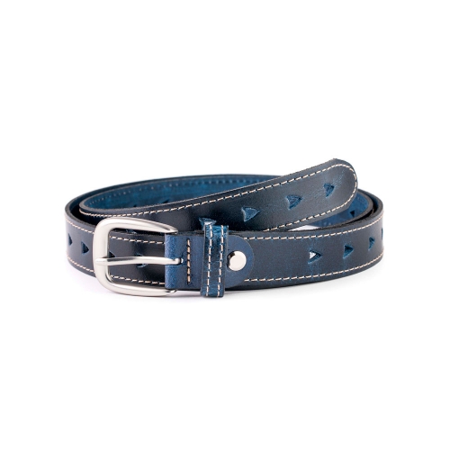 Cinturón Piel Zenia Picado 25 mm