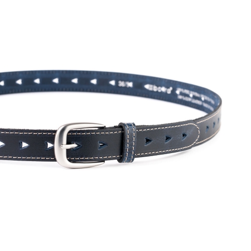 Cinturón Piel Zenia Picado 25 mm