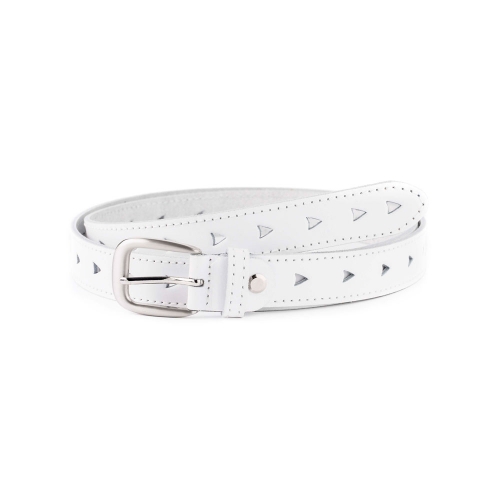 Cinturón Piel Zenia Picado 25 mm