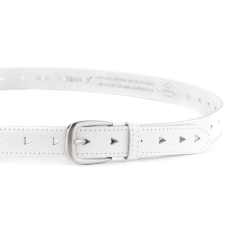 Cinturón Piel Zenia Picado 25 mm