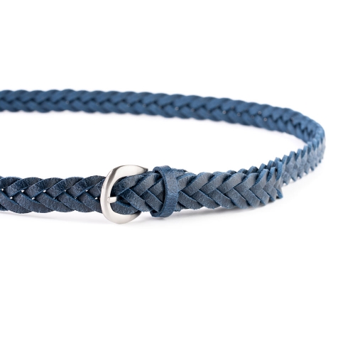 Cinturón Piel Zenia Trenzado 20 mm