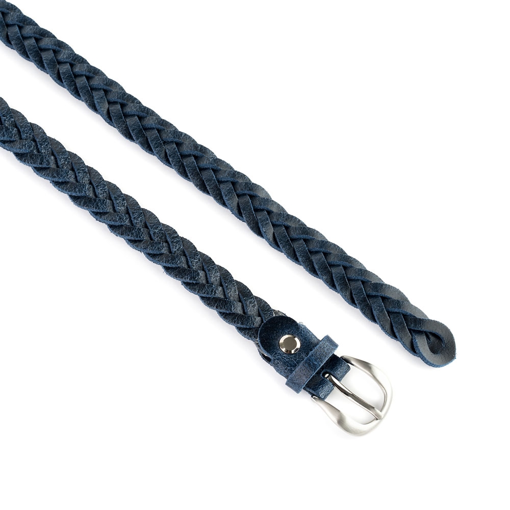 Cinturón Piel Zenia Trenzado 20 mm