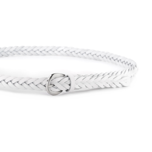 Cinturón Piel Zenia Trenzado 20 mm