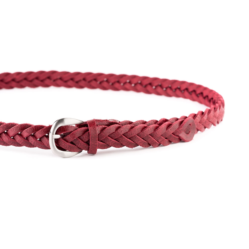 Cinturón Piel Zenia Trenzado 20 mm