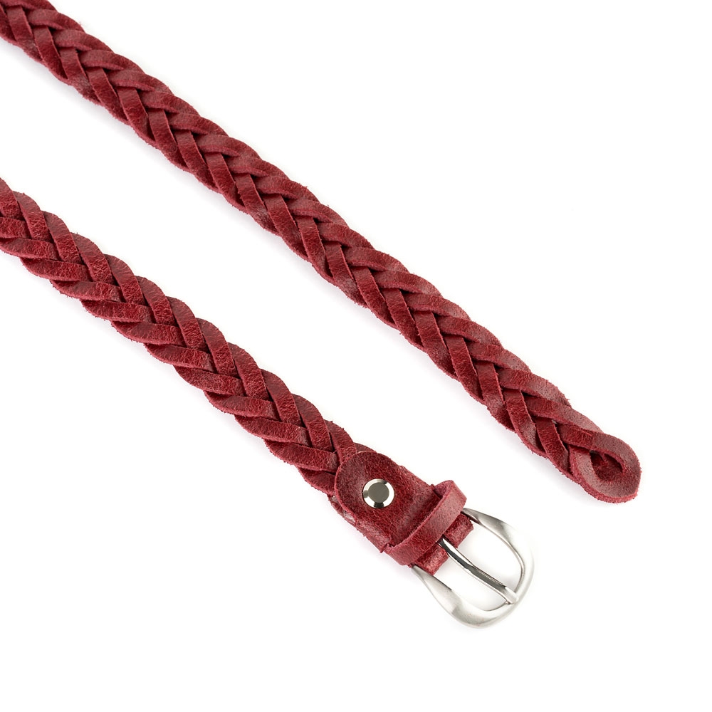 Cinturón Piel Zenia Trenzado 20 mm