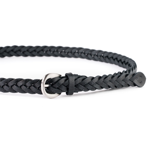 Cinturón Piel Zenia Trenzado 20 mm