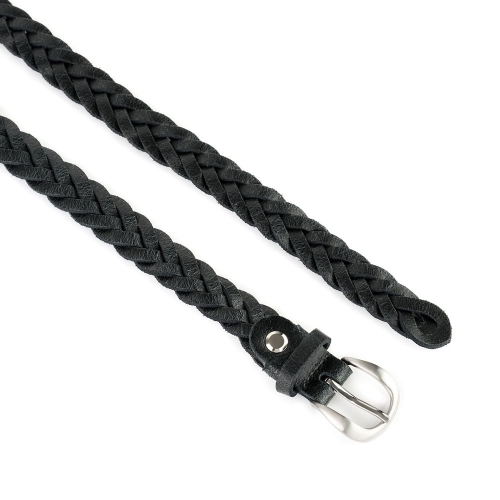 Cinturón Piel Zenia Trenzado 20 mm