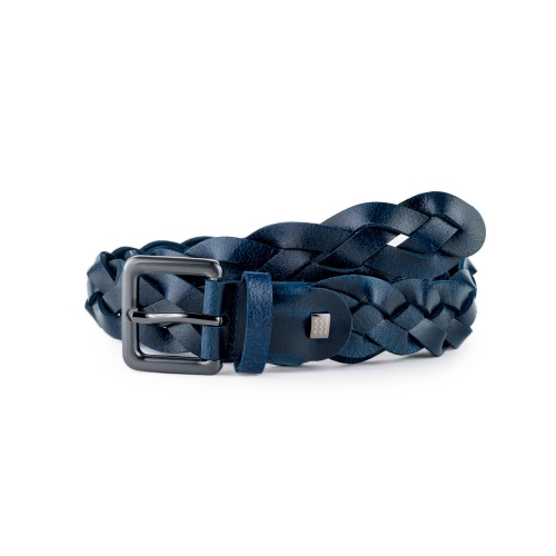 Cinturón Piel Zenia Trenzado 30 mm