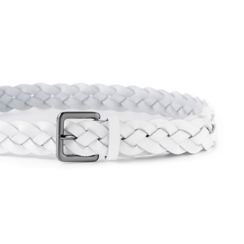 Cinturón Piel Zenia Trenzado 30 mm