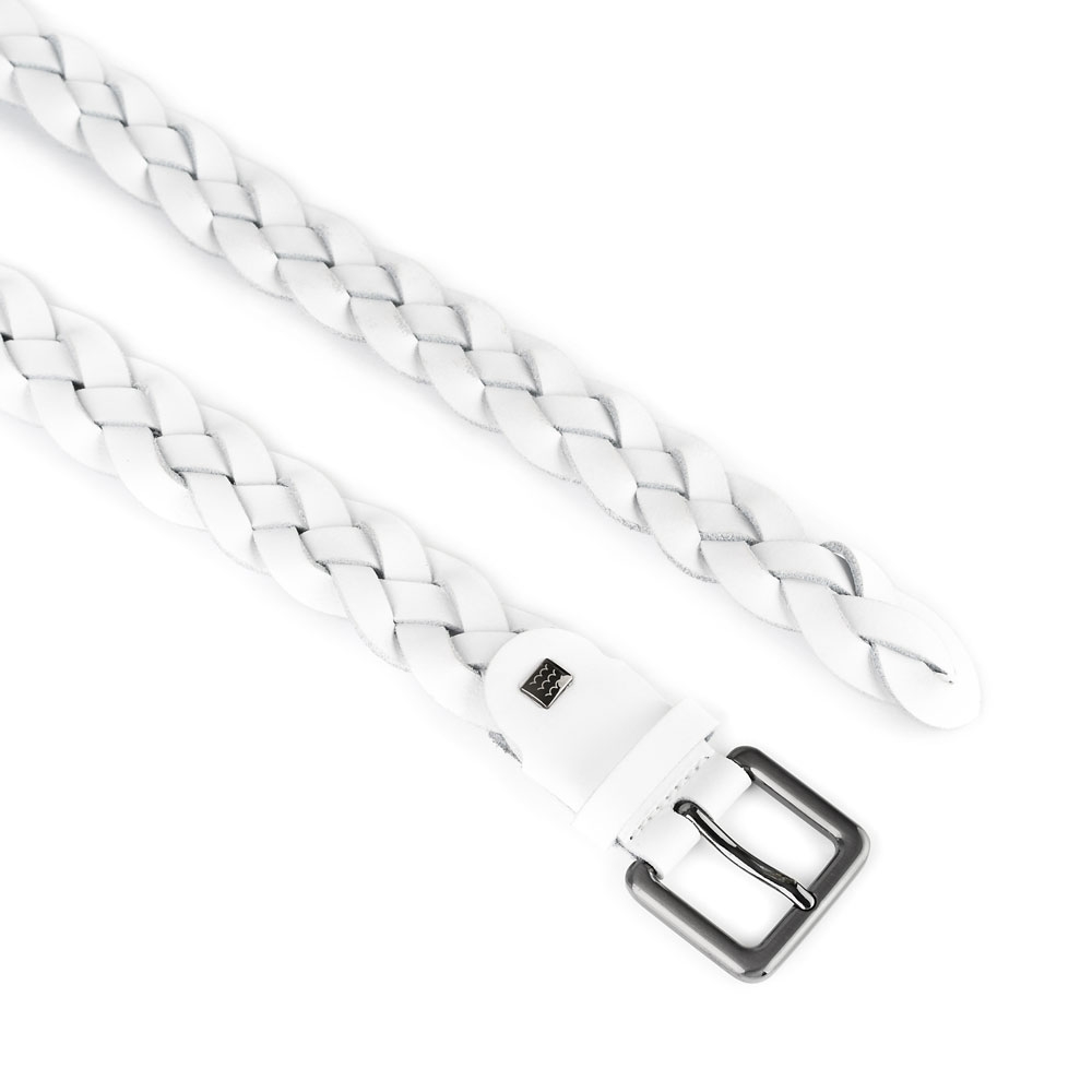 Cinturón Piel Zenia Trenzado 30 mm