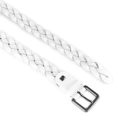 Cinturón Piel Zenia Trenzado 30 mm