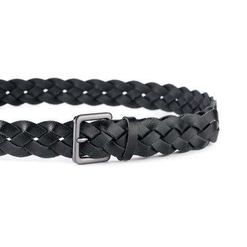 Cinturón Piel Zenia Trenzado 30 mm