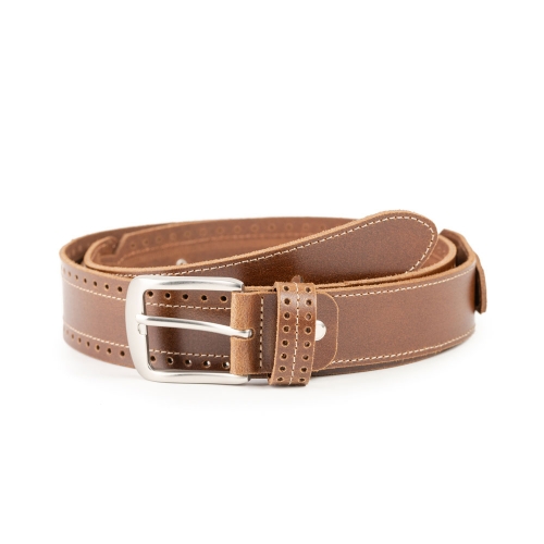 Cinturón Piel Zenia Picado 35 mm