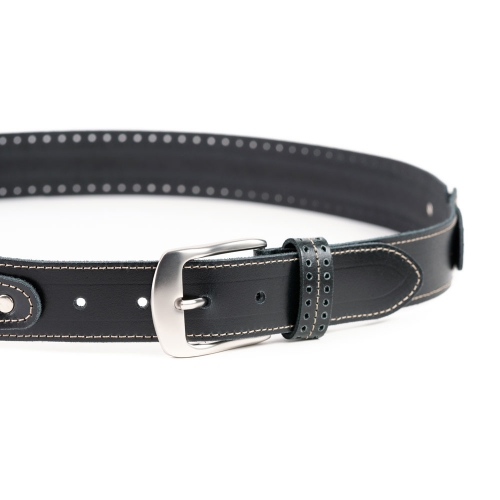 Cinturón Piel Zenia Picado 35 mm